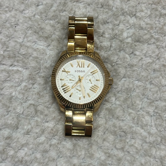 Fossil Womens Gold Watch - Picture 1 of 8